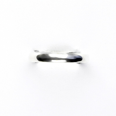 Zlatý prsten, hladký kroužek 2,5 mm, bílé zlato, T 788