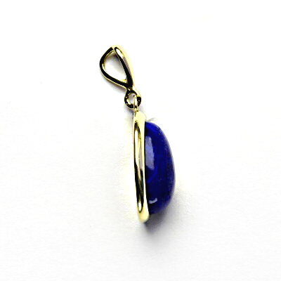 Zlatý přívěsek, přírodní lapis lazuli, žluté zlato, P 1454/22