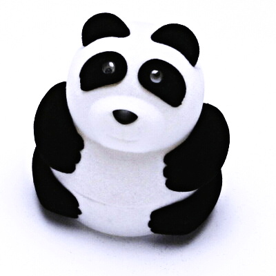 Sametová krabička, panda, medvídek, FU-64