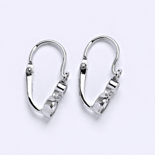 Dětské náušnice z bílého zlata 585/1000 VE 209 BZ